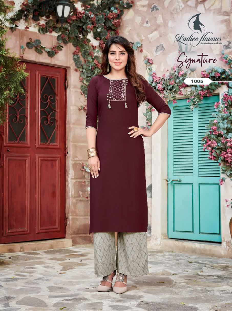 Signature Vol 3 Rayon Printed Kurti Catalogue Signature Vol 3 Rayon Printed Kurti Catalogue
